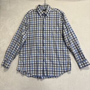 Vineyard Vines Men's Button Down Slim Fit Tucker Shirt Whale Blue Grey Large